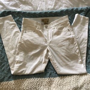 Democracy white corduroy skinny jeans